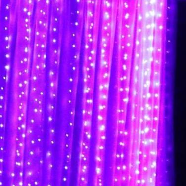 LED Copper Wire Curtain String Lights 3x3m Remote USB Powered Dorm Window Decor
