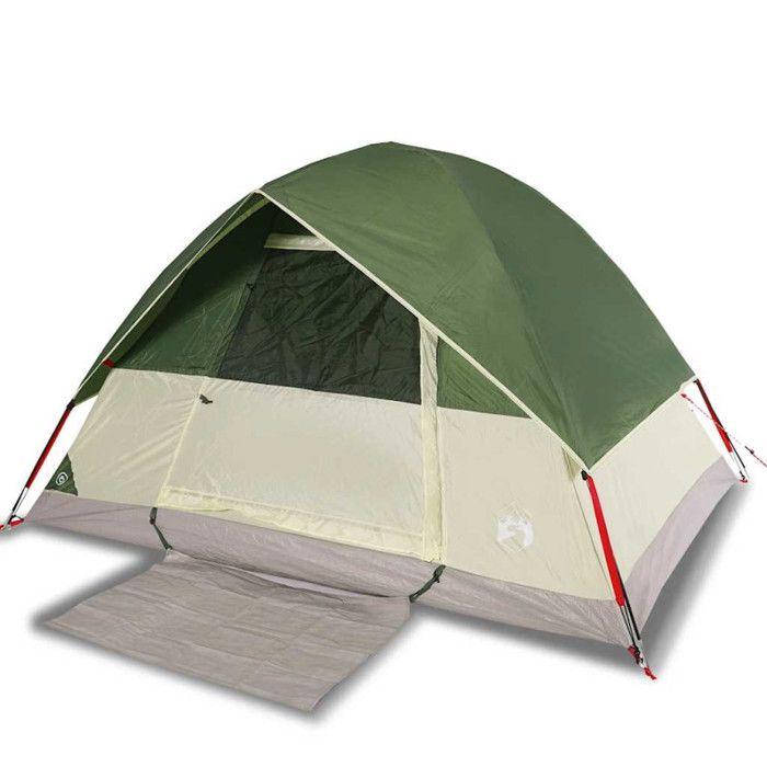 VidaXL Dome Camping Tent 4 Person Green Waterproof, Tent, Camping Shelter, Garden Shelter, Garden Tent, Shelter 94699