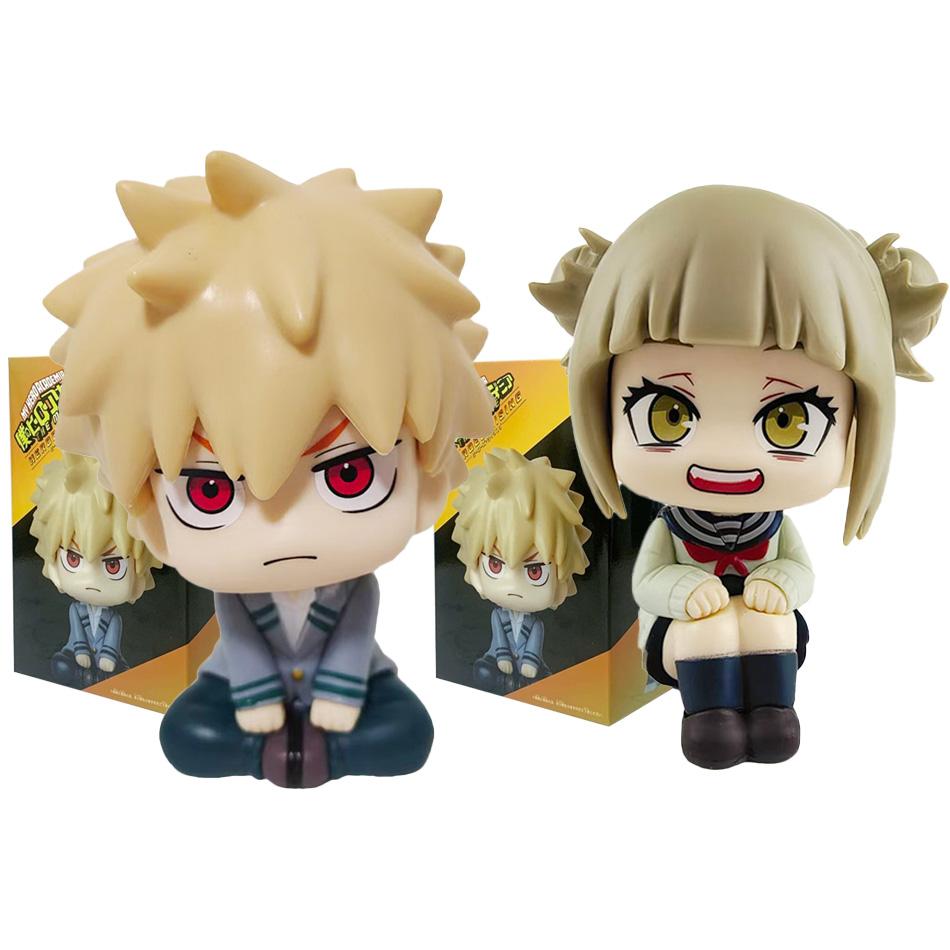 10cm Boku no Hero Academia Anime Figure Midoriya Izuku Action Figure Bakugo Katsuki/Todoroki So Figurine PVC Collection Toys