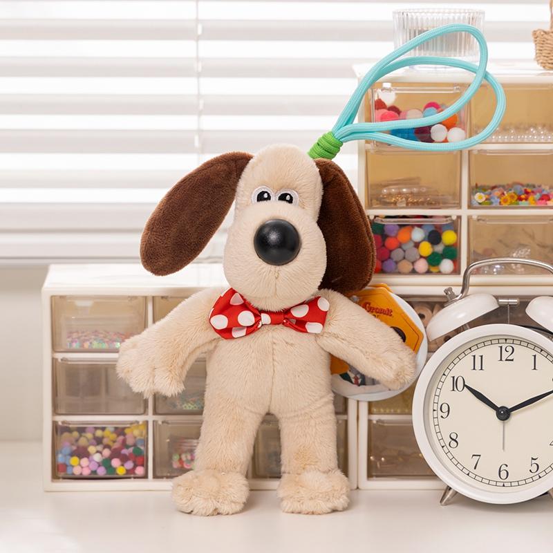 Wallace&Gromit Plush Toy Kawaii Gromit Wallace Toys Cartoon Dogs Bag Pendant Key Chain Anime Cute Puppy Stuffed Dolls