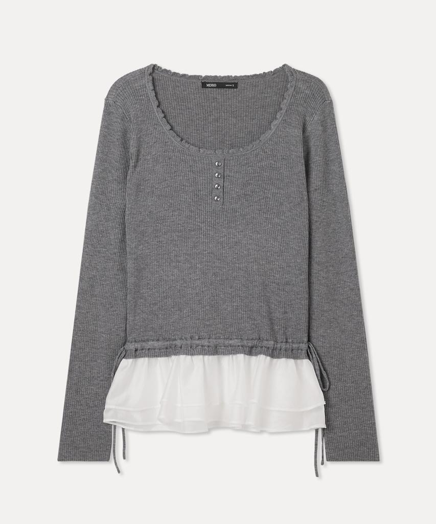 MIXXO Frill Layered Pullover_Miwkag414T