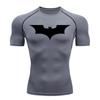 Men's Quick-Dry Compression Sports Tee - Short Sleeve Round Neck for Running, Basketball, Football