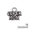 Gifts For Women Charms Bulk Family Member Heart Tags Charms Pendant Souvenir Male Pendant