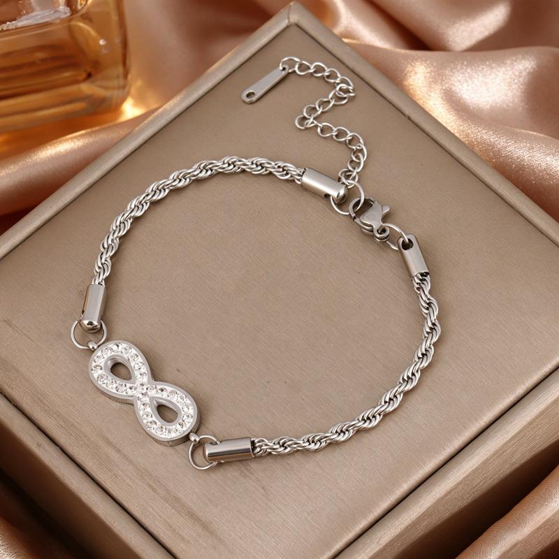 18K Gold Plated Titanium Steel Bracelet - Colorfast, Stylish, and Versatile Stainless Steel Jewelry