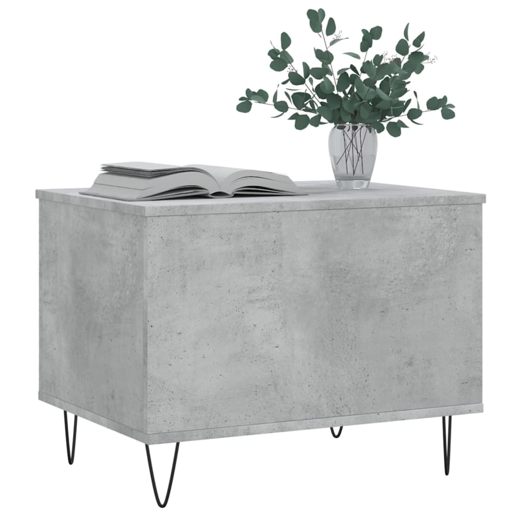 Coffee Table Concrete Grey 60 x 44.5 x 45 cm Particleboard