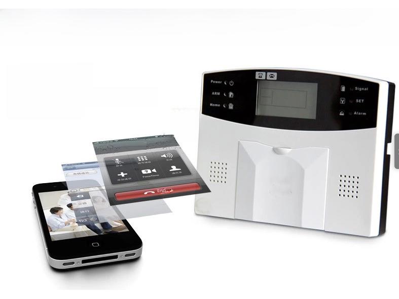 Tuya Smart Fler-språklig LCD WiFi & 4G Alarmsystem med App-kontroll