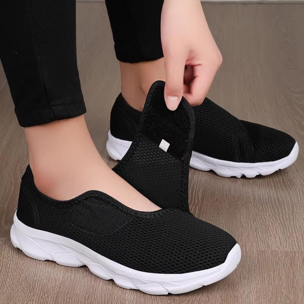 Popolari Scarpe Casual Unisex Ortopediche per Piedi Larghi e Gonfi Eversione dell'Alluce Regolabili Morbide Confortevoli Scarpe per Diabetici Scarpe da Passeggio