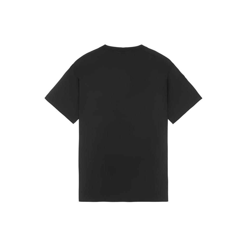 STONE ISLAND Logo Crew Neck Loose Fit Short Sleeve T-Shirt Men Tops Black 801521957-A0029