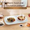 Wielofunkcyjna Elektryczna Taca Podgrzewająca Jedzenie Stała Temperatura Ciepły Talerz Szybkie Ogrzewanie Pełnej Powierzchni Ciepłe Potrawy