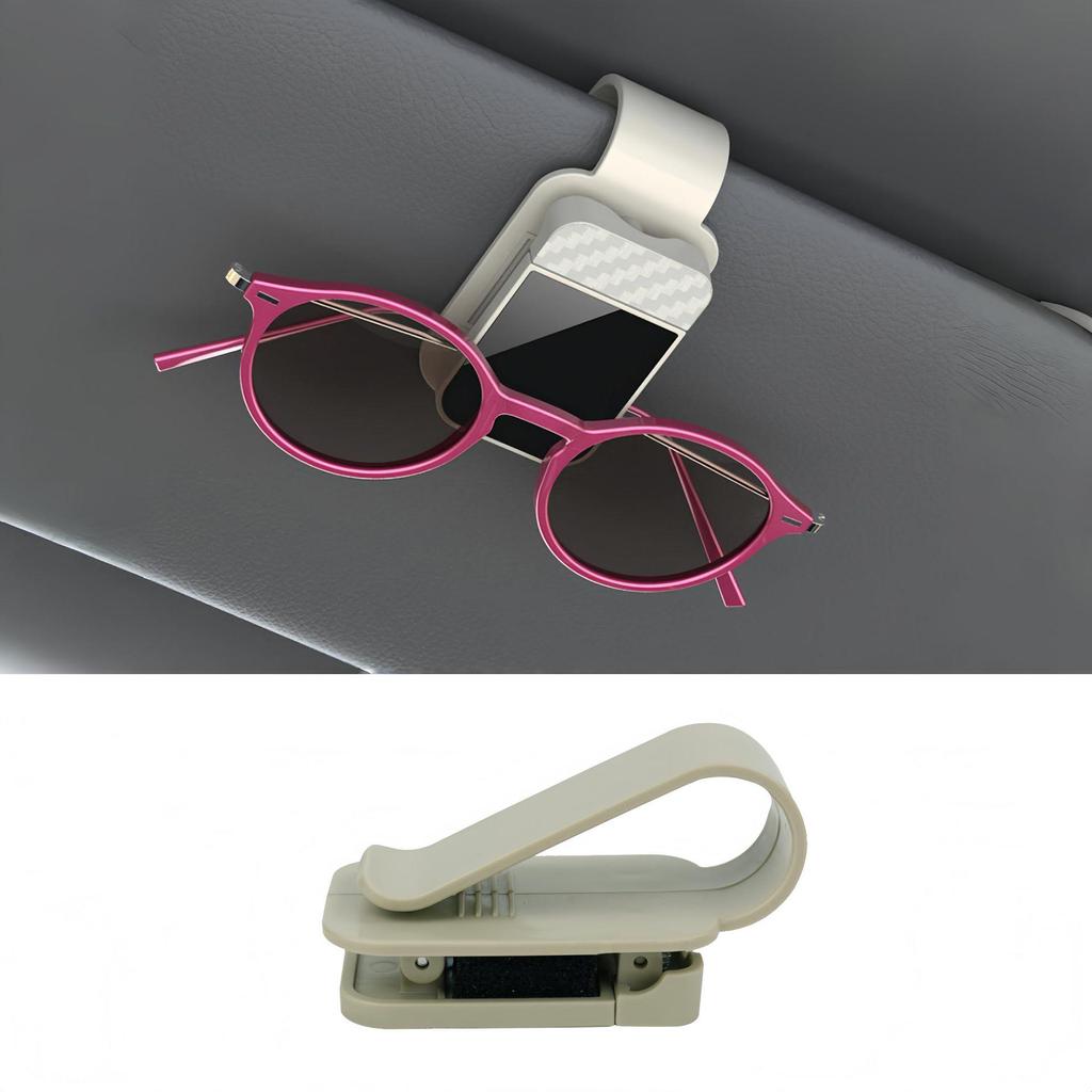 Car Sun Visor Glasses Holder Clip - Sunglasses Storage for Interior