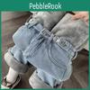 Waist Wide Leg Womens High Jeans Winter Thickened Fleece Lined Loose Straight Long Pants Warm Casual Denim Pants