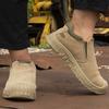 Heren Lage Instap Veiligheidswerkschoenen - Anti-Verplettering, Anti-Perforatie, Rundleder Constructie Schoenen
