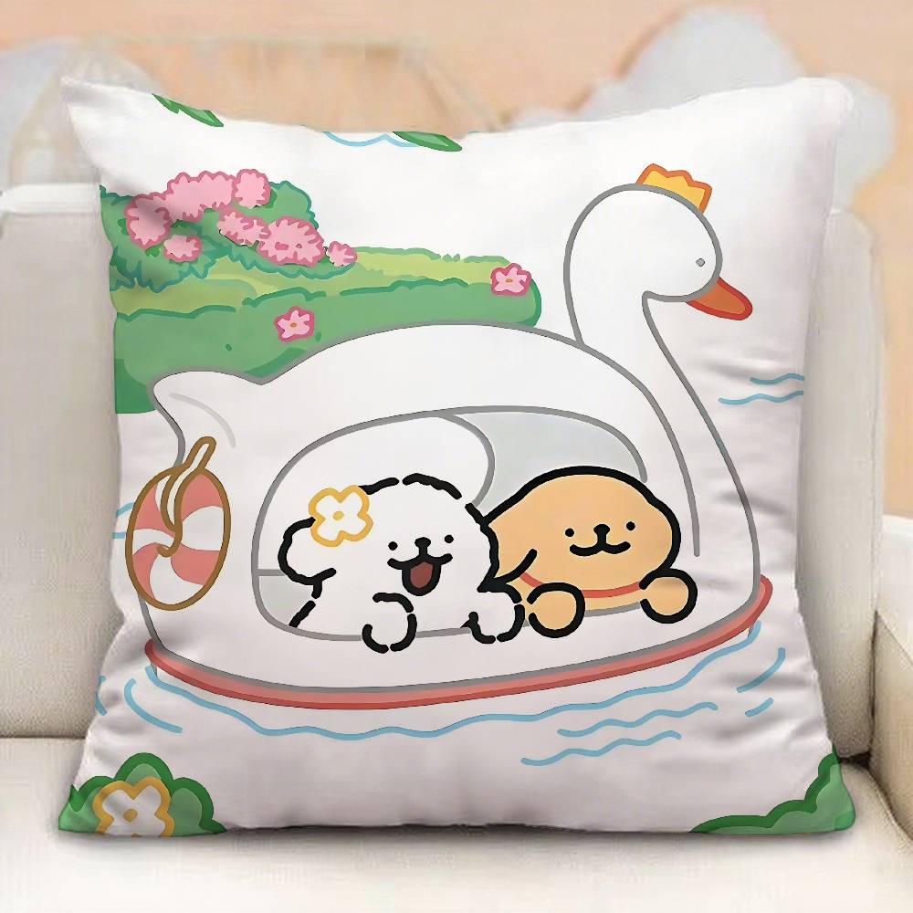 M-MalteseS Cute Pillow Case Pillowcases Home Decor Living Room Decor Cushion Covers