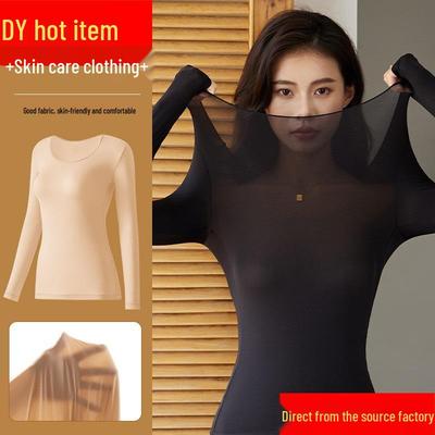 Conjunto de Camada Base Térmica Ultra-Fina com Ácido Hialurônico para Mulheres