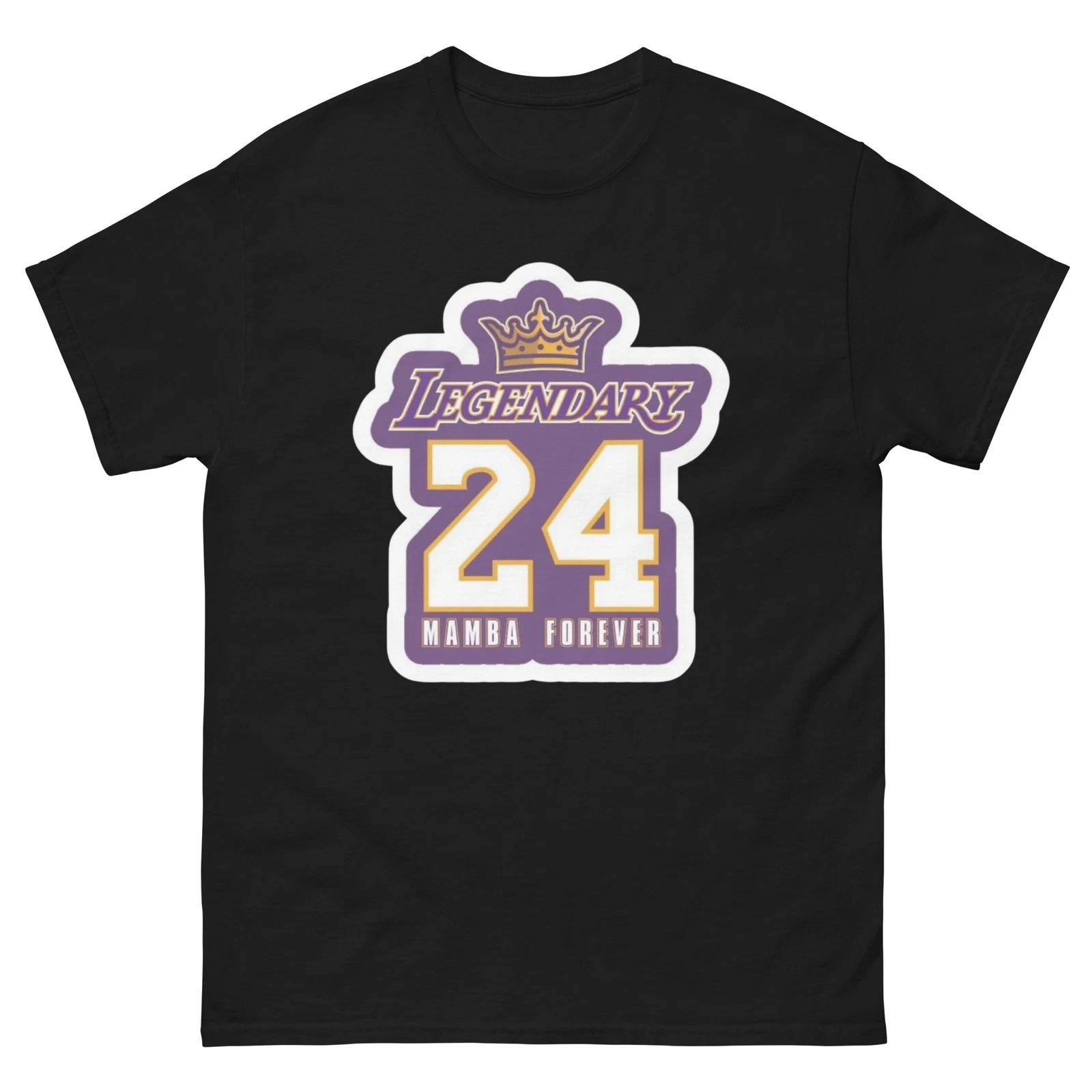 Kobe Bryant Legendary 24 T-Shirt Mamba Forever Lakers Tribute Tee L