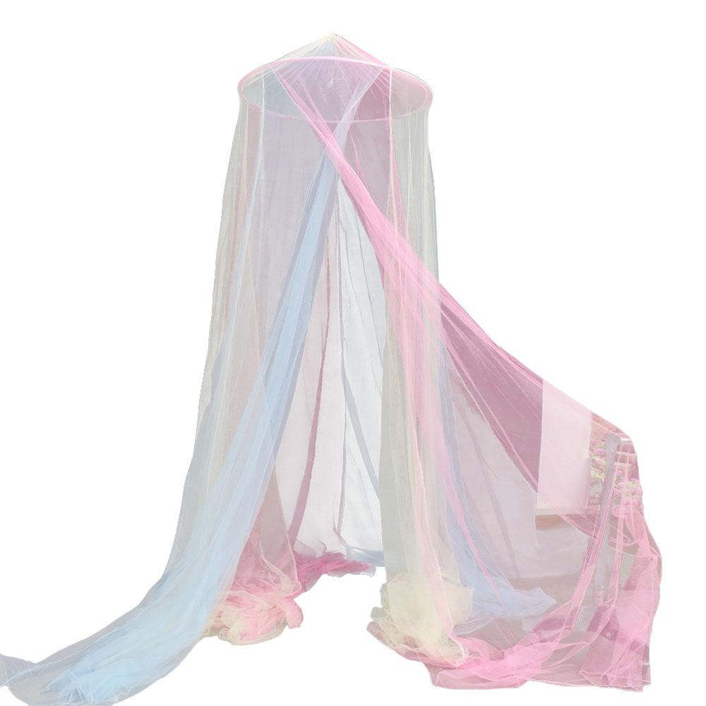 Princess Style Dome Mosquito Net Rainbow Color Bed Tent Universal Bed Canopy  Summer