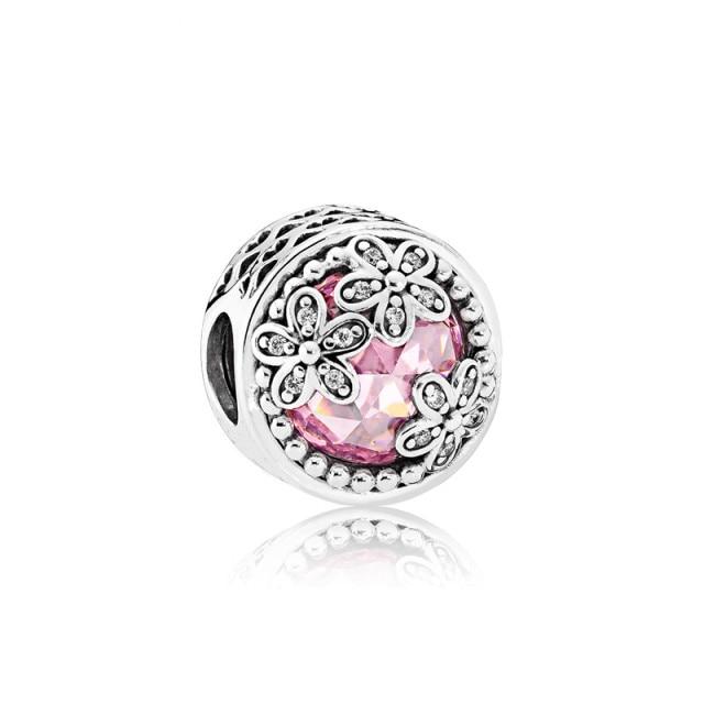 Crystal Simulate Pearl Heart Flower Beads For Women Bracelets And Bracelets DIY Jewelry