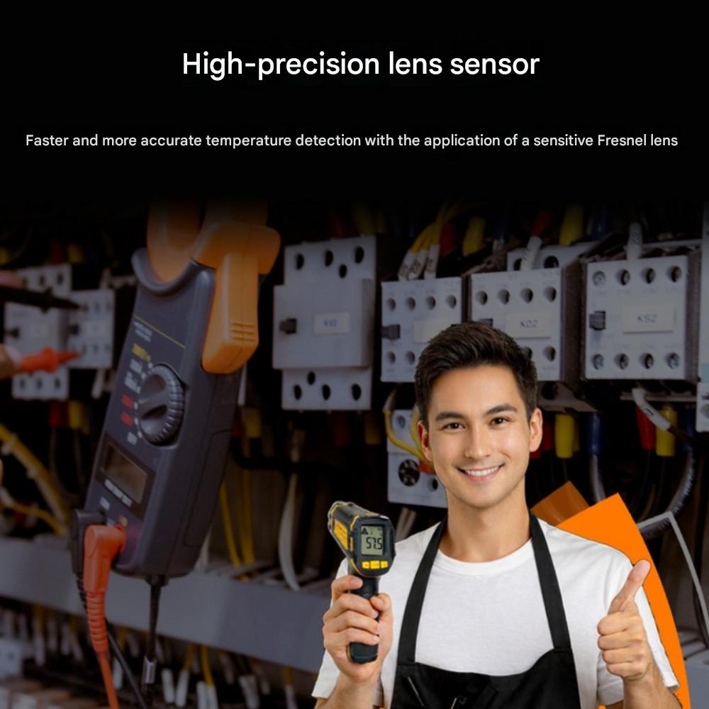 Infrared Thermometer, Yellow and Black