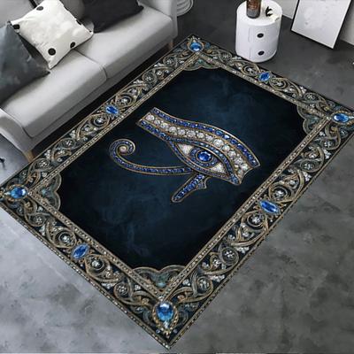 2025 New The Eye of Horus Carpet Rug for Living Room Bedroom Home Sofa Decoration,Kids Play Non-slip Floor Mat109