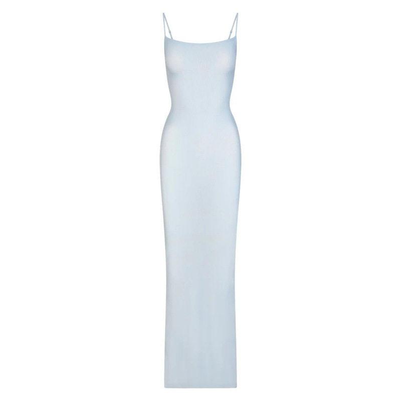 Skims Kardashian Yi Mengling same Spice Girl Threaded Suspender Dress Women's Halter Skinny Hip Wrap Long Skirt
