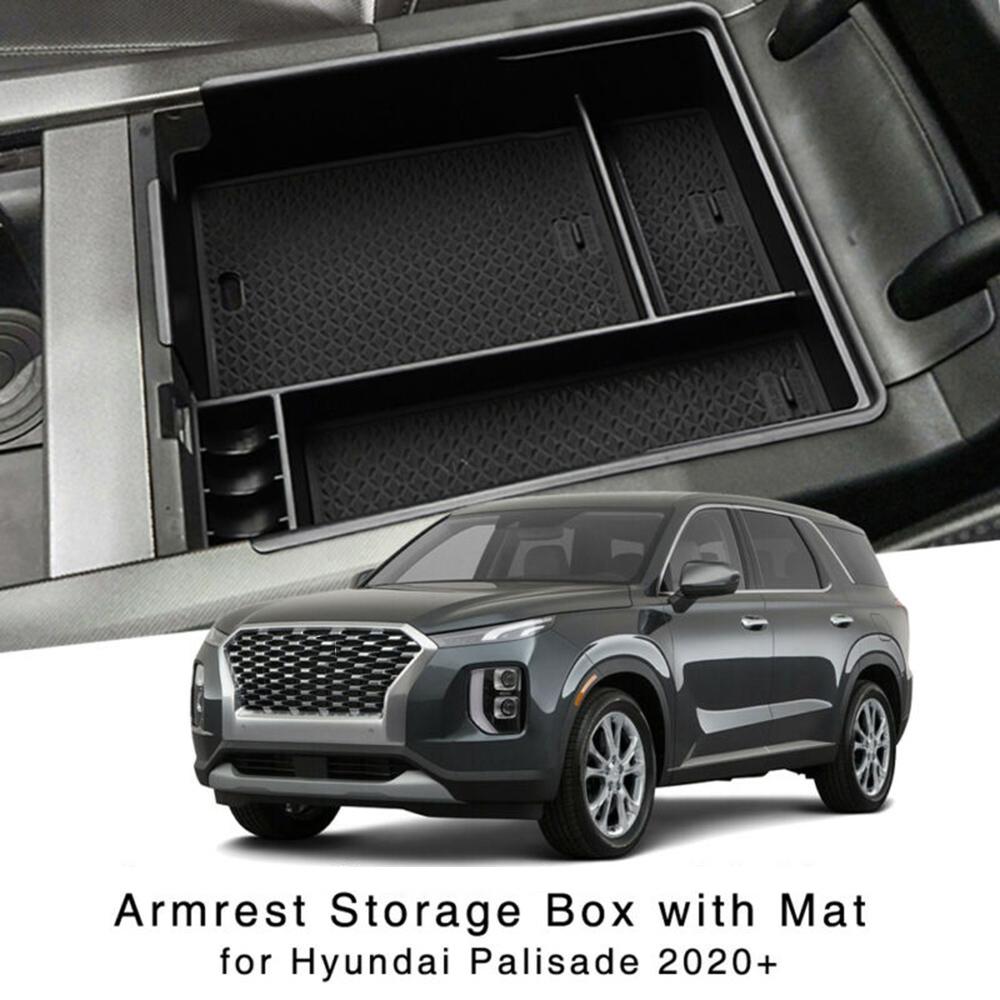 For Hyundai For Palisade Armrest Organizer Tray for 2020 2021 Models