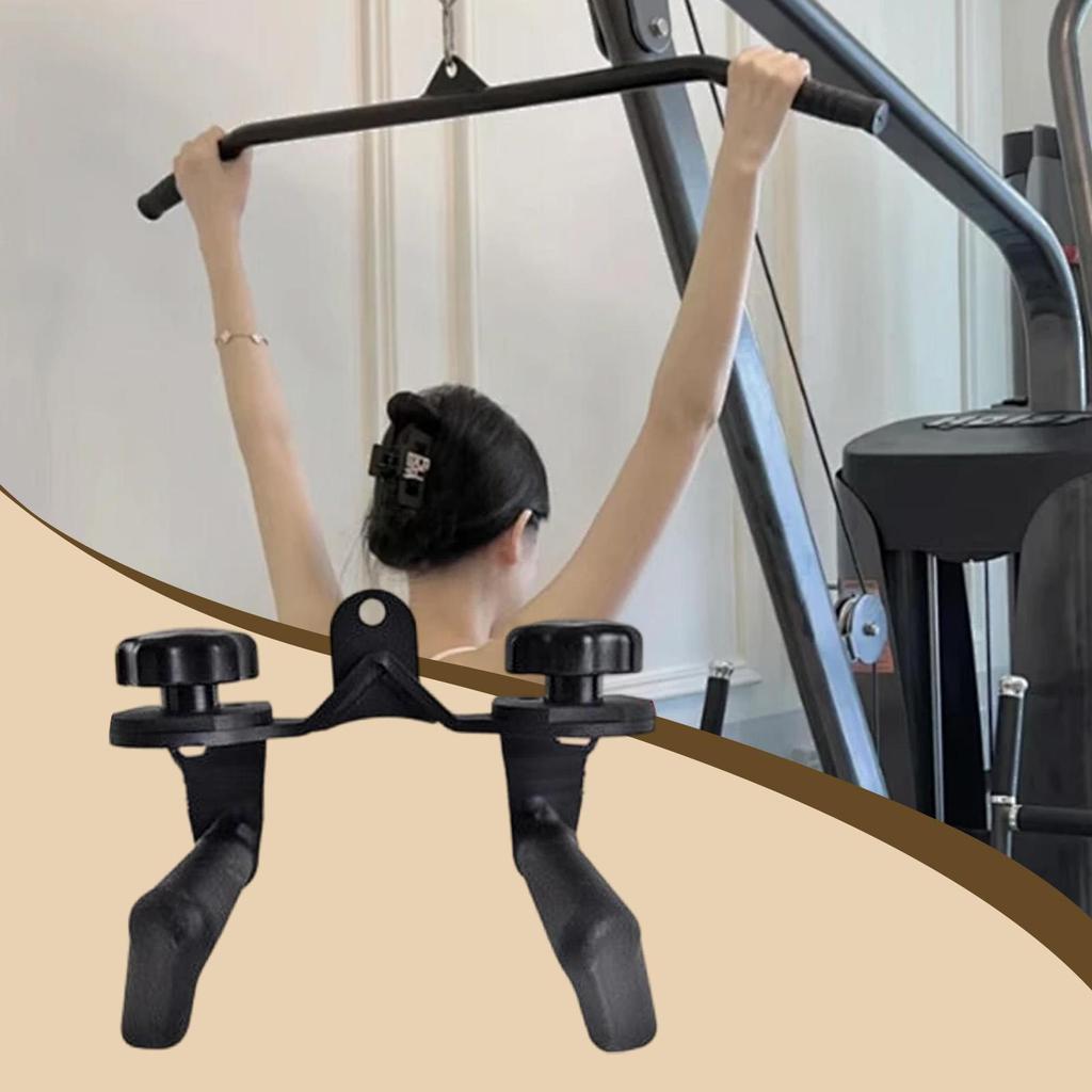 Cable Machine Attachment with LAT, Adjustable Angle Grip for Fitness