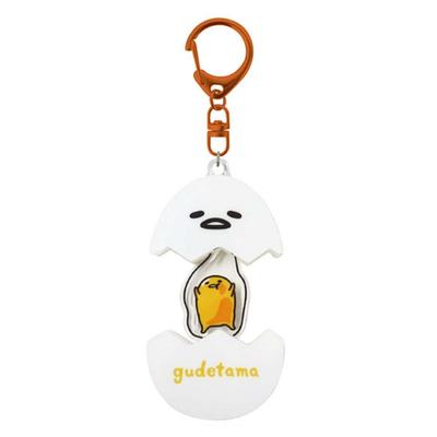 K Company Gudetama Acryl Schlüsselanhänger x x Pac-a-Cac CPAK1-GU H5.9 B5.4 T0.8cm