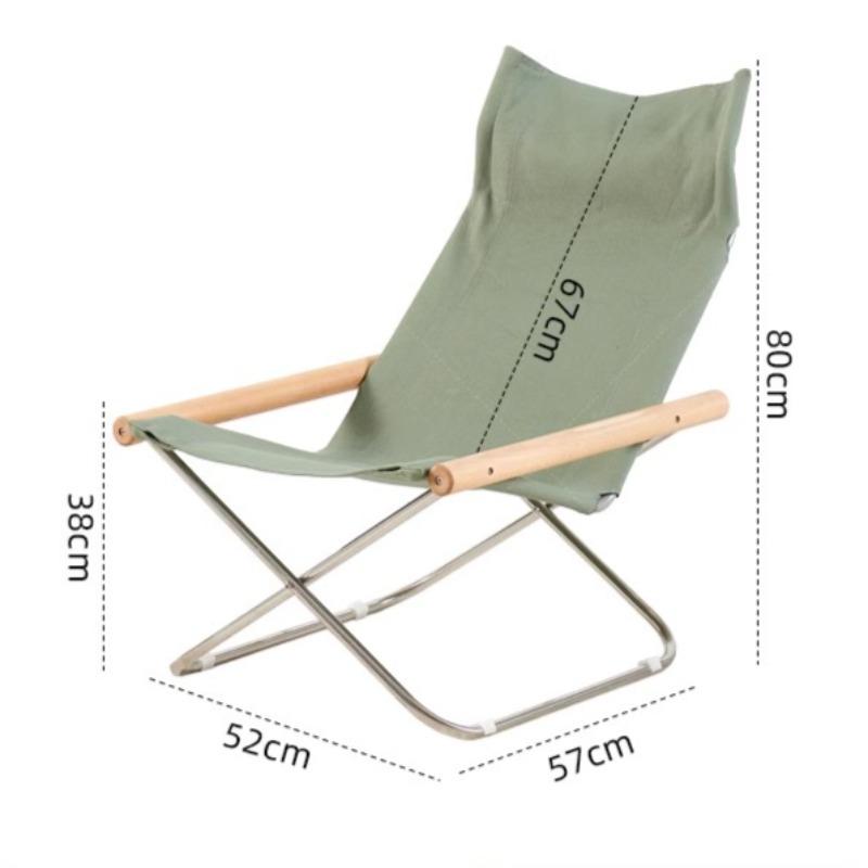 Japanese Style Canvas Folding Recliner Chair Home Single Sofa Balcony Lazy Nap Small Lounge Seating for Comfortable Relaxation
