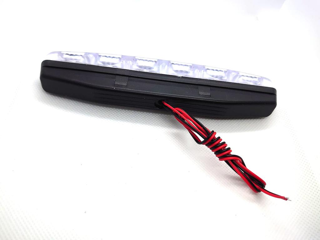 SakaSK Daylight LED DC Universal Waterproof White Vehicle Inspection Compatible Set of 2 6000K 12 Rounds