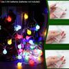 LED Globe Ball String Lights Battery Power Twinkle Lighting Christmas Wedding Party Decor Waterproof Garland Fairy String Lights