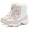 Boots Heels Winter Boots Women Lightweight Snow Boots Fur Combat Platform Botas Mujer Ankle Footwear Short Winter Shoes Woman