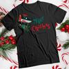 Airborne Christmas T-shirt Tree Plane  Tee #MC