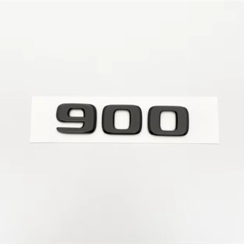 Glossy Black 50S4M 38S4M 40S 60S B550 850S ABS Emblem for Mercedes Benz Brabus S W221 W222 W223 Car Trunk Badge Logo Sticker AV1