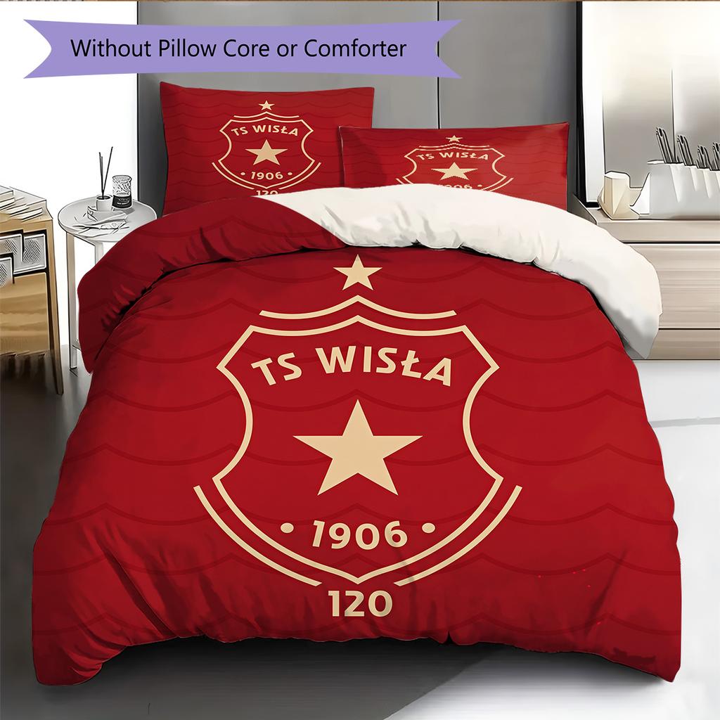 Set Copripiumino Trapuntato Modello WISLA KRAKOW Decorazione per la Casa Regalo (1 * copripiumino + 2 * federe senza imbottitura).xwn