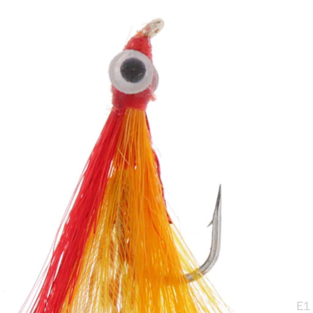 Clouser Minnow Fly Fishing Floating with 6# Hook