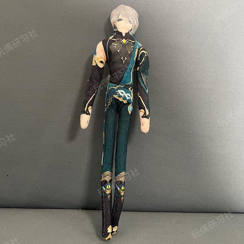 28cm Genshin Impact Wanderer Xiao Morax Cosplay Pluche Katoenen Pop Slank Draaibare Vorm Kamerdecoratie Abstract Model Cadeau