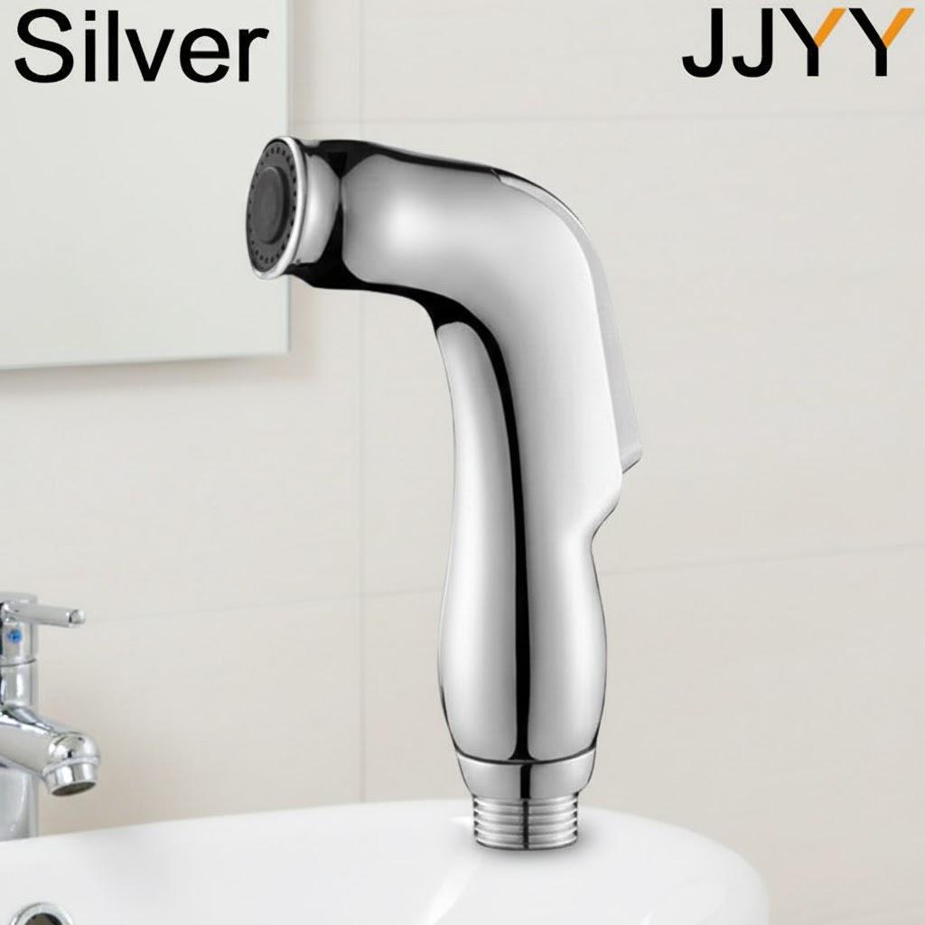 

Toilet Bidet Shower Head Handheld Spray Gun Bathroom Shower Water Saving Toilet Sprayer Bidet Spray Tool серебряный