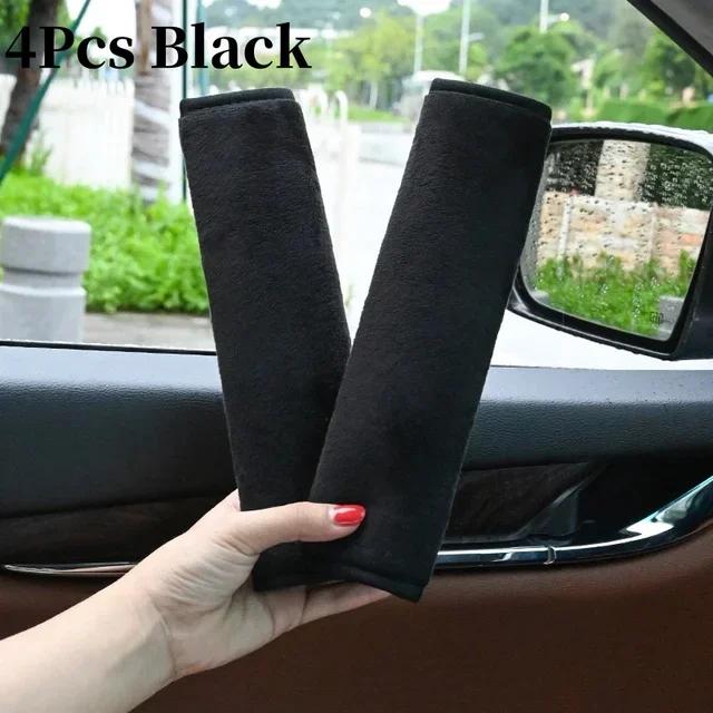 Car Universal Safety Belt Cover, Adjustable Seat Belt Cover, Shoulder Strap Covers, Car Shoulder Protector Pad, Auto Accessories