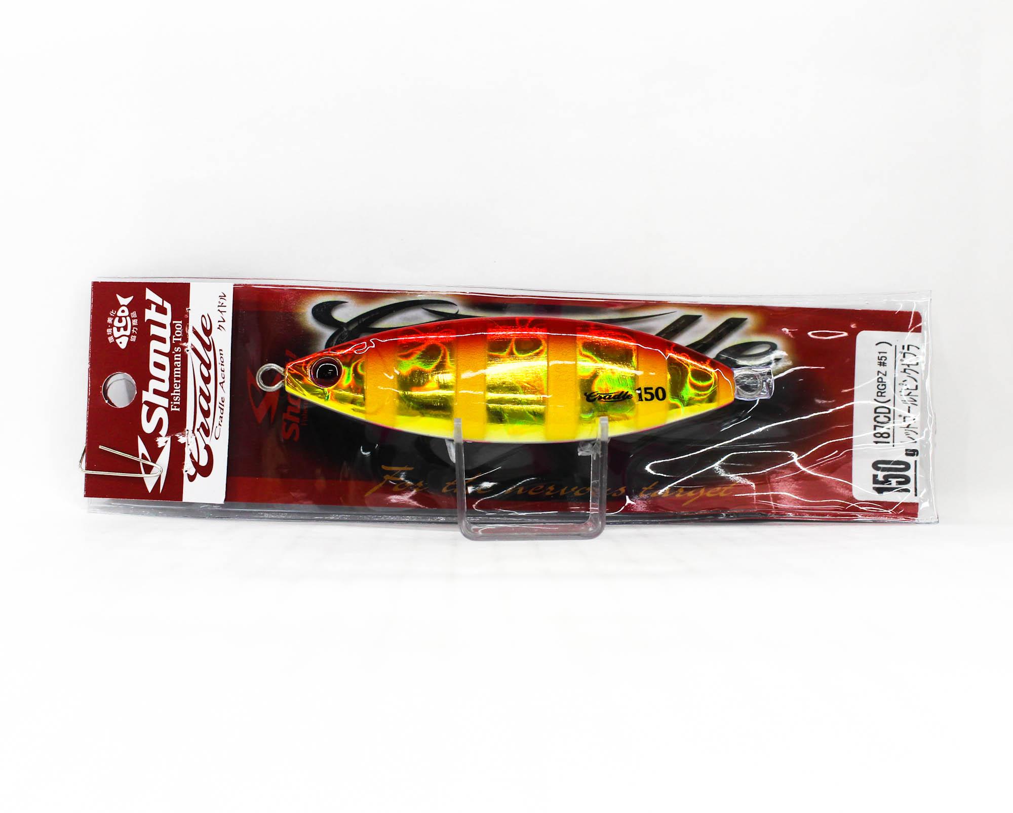

Shout 187-CD Metal Jig Cradle Slow Fall 150 grams RGPZ (2752)