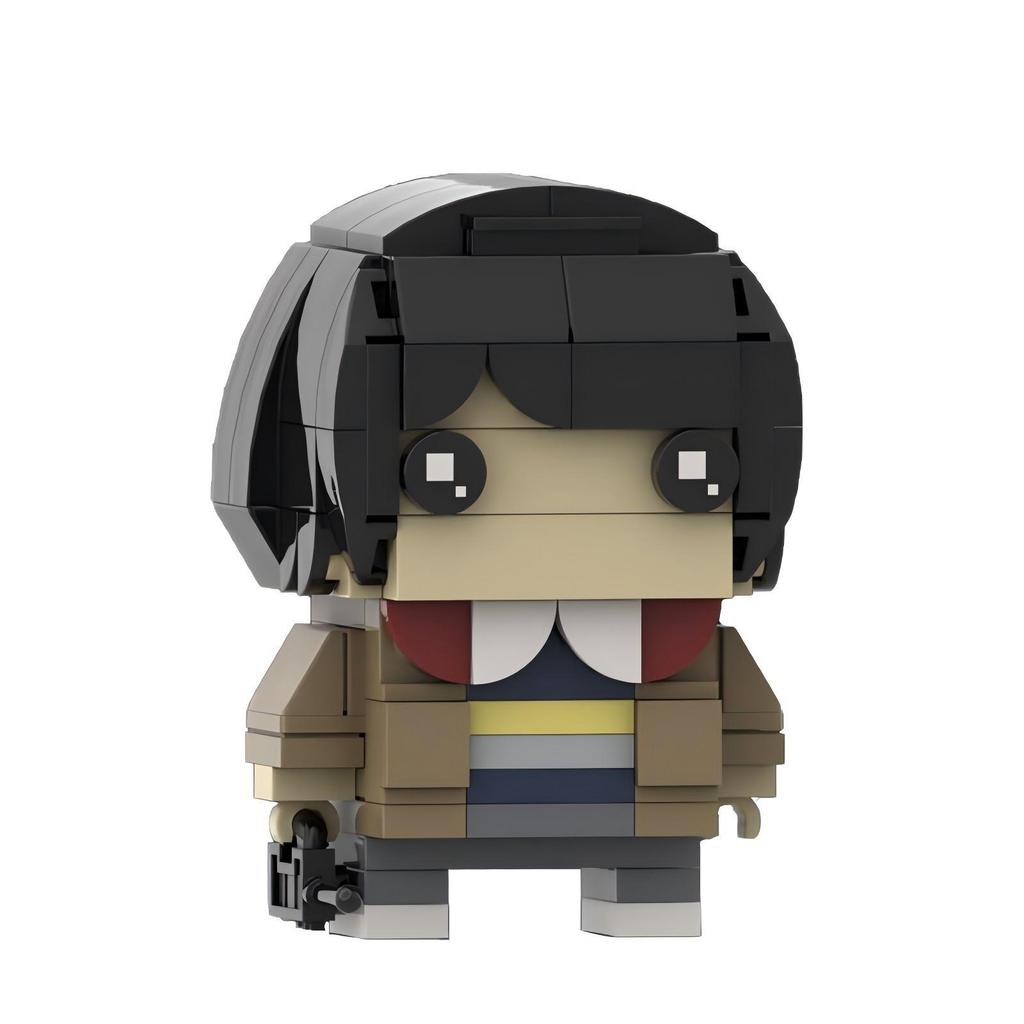 Stranger Things Season 1 Square Head Boy Collection Role Model Compatible Assembling Toy Man