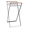 Iron Trash Bag Holder Outdoor Leaf Bag Stand Foldable Trash Stand Holder for Camping