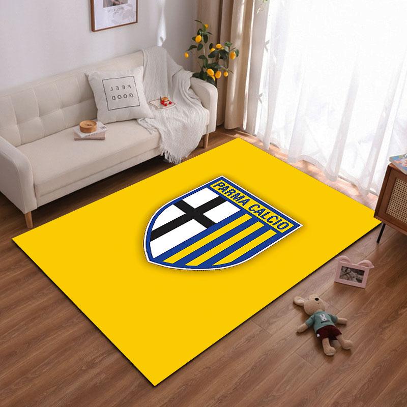 Parma Calcio Logo on Yellow suitable as a non-slip mat for the living room or bedroom sofa