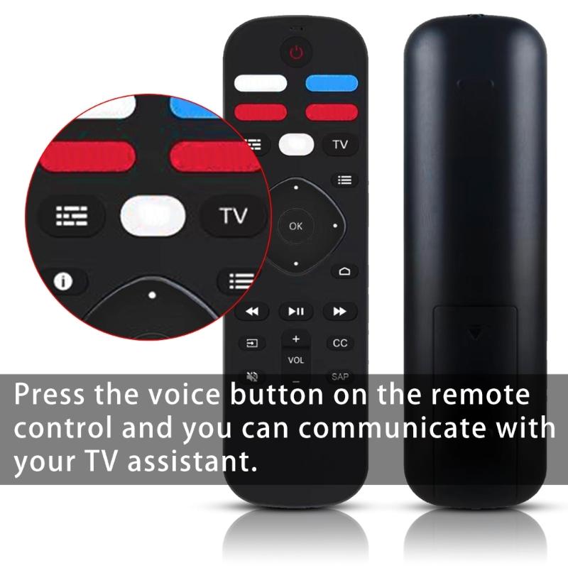New Voice Remote Controls Replacement for TVs Featuring Presets App Key for Play