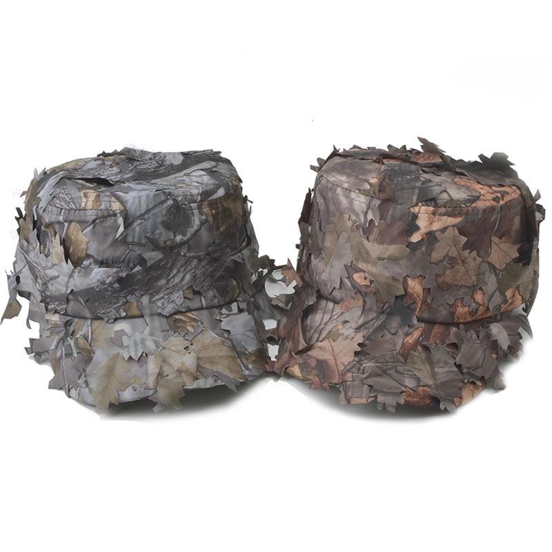 Listová kamufláž Venkovní Rybaření a Sporty Sniper Klobouk