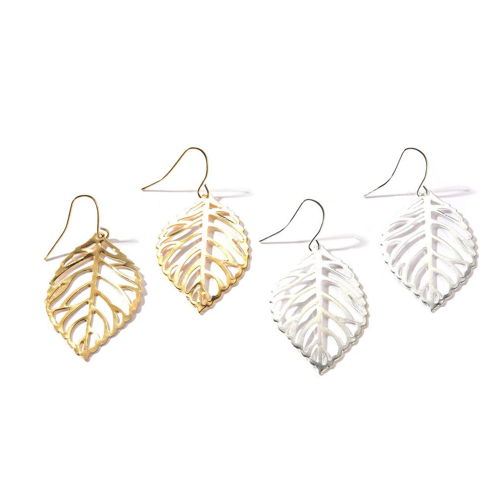 Summer New Earrings, Hot-selling Earrings, Simple, Mori Style, Popular Leaf Leaf Earrings