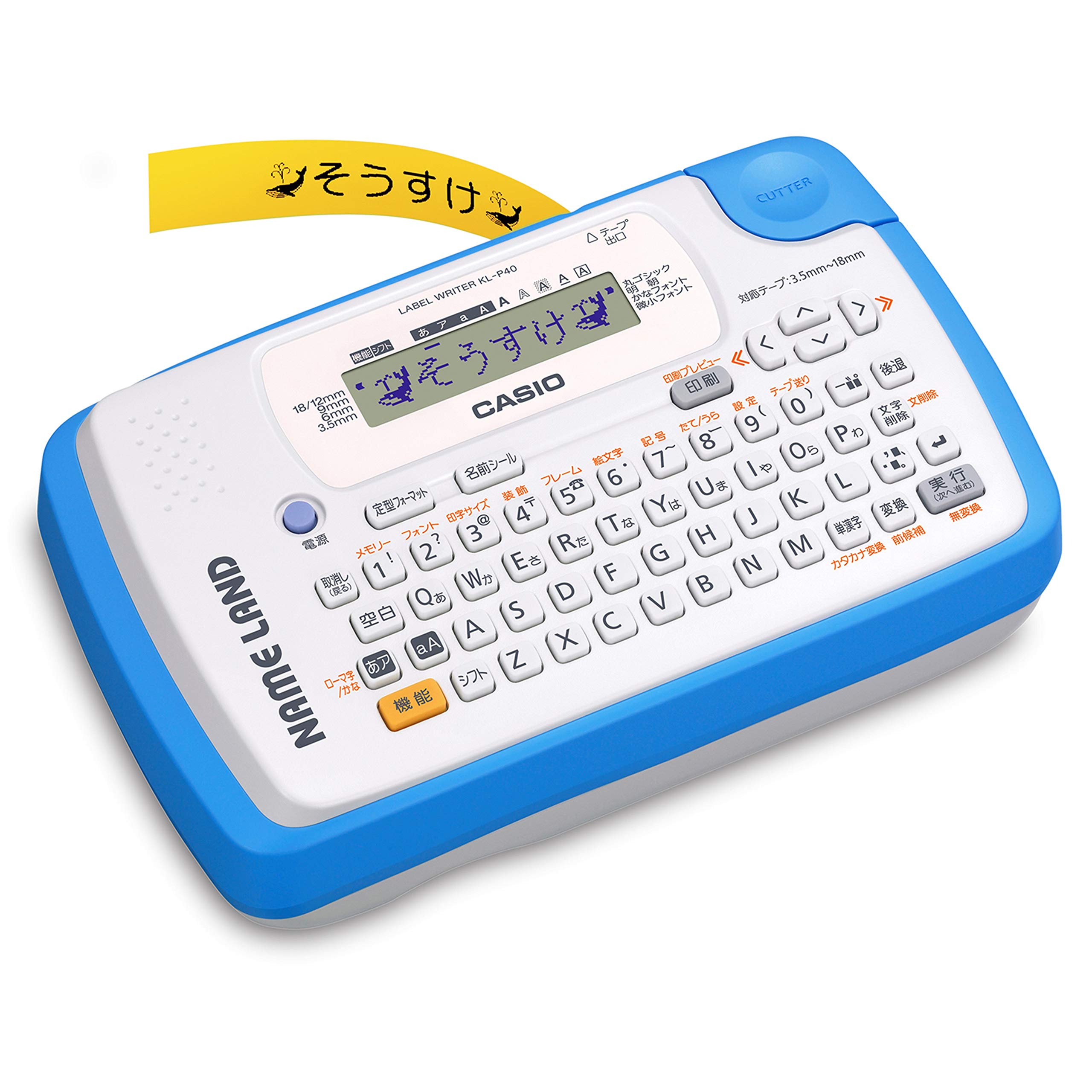 

Casio Label Writer name land entry model KL-P40BU Blue синій