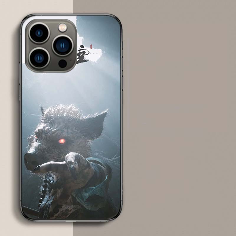 Black Myth Wu Kong Phone Case For Iphone 17 Air 15 Pro 14 Plus 16 Pro Max 12 13 Mini 11 16E X XS Cover Cute Fundas