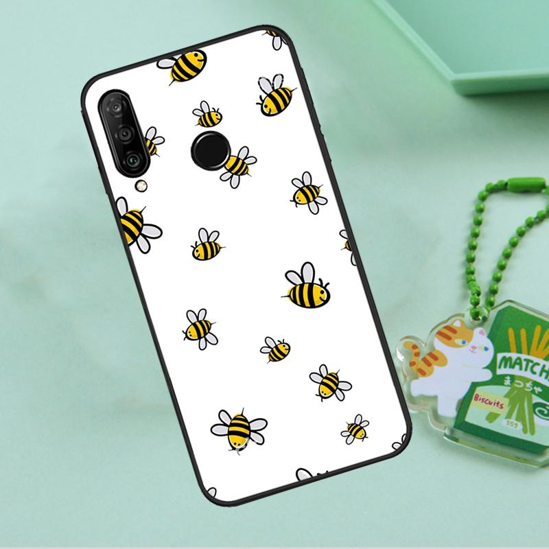Bee Bumblebee Pattern For Huawei Nova 12s 12i 11i 7i 8i 9 10 SE Y91 Y90 Y60 Y70 Y72 Y61 P60 Pro P30 P40 Lite Case