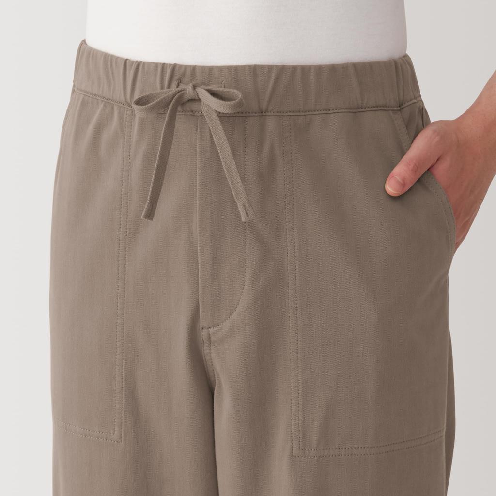 MUJI Stretch Jersey Baker Pants AE0ZOA5S Mocha Brown S Men's Men's Men's