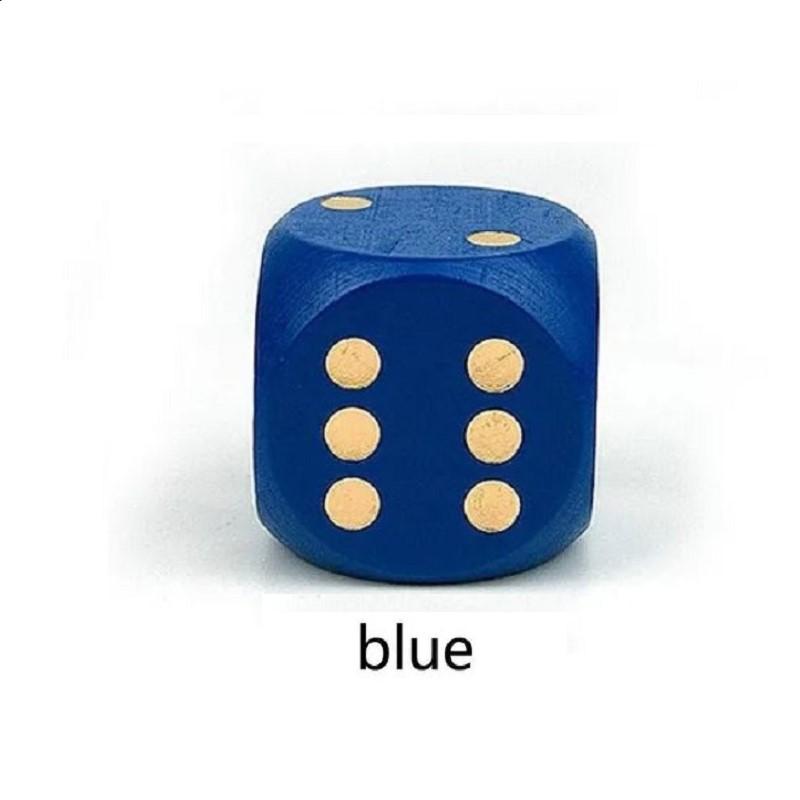 

1 шт. деревянные игральные кости сито из цельного дерева цветные с закругленными углами цветные игральные кости 4 см игрушки среднего размера шахматный реквизит безопасный и без запаха